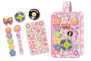 Opakowanie Długopis i zakreślacze w kosmetyczce Kwiatki
