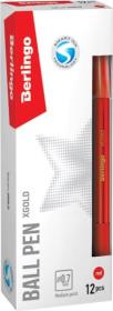 Długopis kulkowy czerwony 0,7mm xGold (12szt). Wydawca: Berlingo. Dadada.pl Opakowanie Długopis kulkowy czerwony 0,7mm xGold (12szt)
