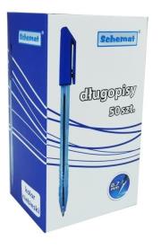 Opakowanie Długopis niebieski (50szt)