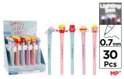 Opakowanie Długopis świecący niebieski 0,7mm (30 szt)