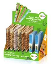 Opakowanie Długopis wymazywalny Safari (36szt) + wkłady 12szt