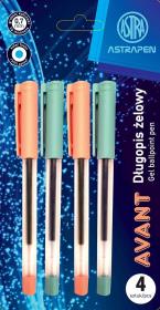 Opakowanie Długopis żelowy Avant Pen Astra blister 4 sztuki