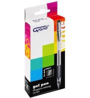 Długopis żelowy GR-101 0.5mm srebrny 12szt GRAND. Wydawca: Grand. Dadada.pl Opakowanie Długopis żelowy GR-101 0.5mm srebrny 12szt GRAND