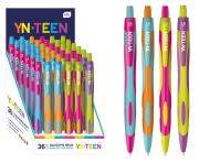 Opakowanie Długopis żelowy Neon (36szt) YN TEEN