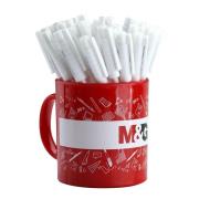 Opakowanie Długopis żelowy OfficeG 0,8mm biały (36szt) M&G