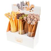 Opakowanie Długopis żelowy Silky Wiewiórka MIX (48szt)