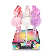 Długopis żelowy z pomponem i nakładką jednorożca Dreamland 1 szt.mix. Wydawca: TRENDHAUS. Dadada.pl Opakowanie Długopis żelowy z pomponem i nakładką jednorożca Dreamland 1 szt.mix