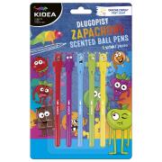 Opakowanie Długopisy zapachowe z figurką 5szt. KIDEA