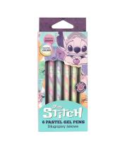 Opakowanie Długopisy żelowe Disney Fashion Stitch pastel 6 szt.