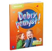 Dobry pomysł! Pięciolatek. Karty aktywności cz.3. Autor: Opracowanie zbiorowe. Dadada.pl Okładka książki Dobry pomysł! Pięciolatek. Karty aktywności cz.3