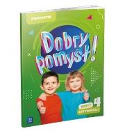 Dobry pomysł! Pięciolatek. Karty aktywności cz.4. Autor: Opracowanie zbiorowe. Dadada.pl Okładka książki Dobry pomysł! Pięciolatek. Karty aktywności cz.4
