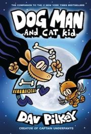 Dog Man 4 And Cat Kid. Autor: Dav Pilkey. Dadada.pl Okładka książki Dog Man 4 And Cat Kid