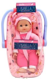 Opakowanie Dolls World Lalka Isabella w nosidełku 30cm