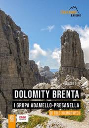 Dolomity Brenta i grupa Adamello-Presanella. Autor: Roberto Ciri. Dadada.pl Okładka książki Dolomity Brenta i grupa Adamello-Presanella