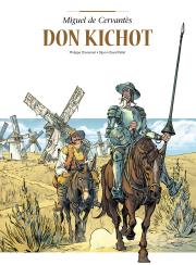 Don Kichot. Autor: Philippe Chanoina, Jean-Blaise Djian, David Pellet. Dadada.pl Okładka książki Don Kichot