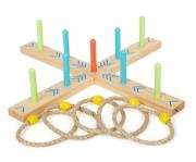 Opakowanie Drewaniany krzyżak zestaw do rzucania