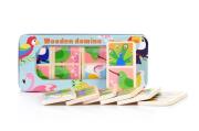 Opakowanie Drewniana gra domino ptaszki