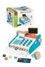 Opakowanie Drewniana kasa sklepowa