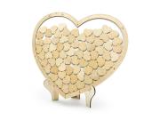 Opakowanie Drewniana księga gości Serce 44x37,5cm