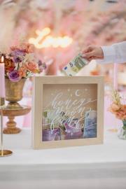 Opakowanie Drewniana skarbonka Honeymoon fund 6x30x30cm