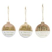 Opakowanie Drewniana zawieszka