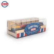 Opakowanie Drewniane stemple motywacyjne