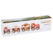 Drewniany pociąg Ciasteczka. Wydawca: CUBIKA. Dadada.pl Opakowanie Drewniany pociąg Ciasteczka