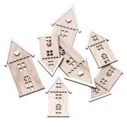 Opakowanie Drewnine domki 7szt