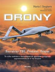 Drony. Autor: Martin J. Dougherty. Dadada.pl Okładka książki Drony