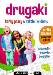 Drugaki. Karty pracy w szkole i w domu wyd. 2. Autor: Marta Kurdziel. Dadada.pl Okładka książki Drugaki. Karty pracy w szkole i w domu wyd. 2