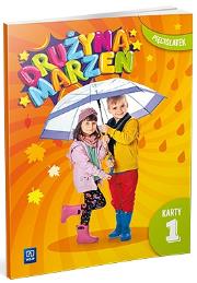 Okładka książki Drużyna marzeń Pięciolatek.Karty pracy cz.1 2022