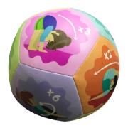 Duża Miękka Piłka do Ćwiczeń Barbo Toys. Wydawca: Barbo Toys. Dadada.pl Opakowanie Duża Miękka Piłka do Ćwiczeń Barbo Toys