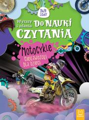 Duże litery. Motocykle. Ciekawostki dla dzieci. Autor: Bator Agnieszka. Dadada.pl Okładka książki Duże litery. Motocykle. Ciekawostki dla dzieci