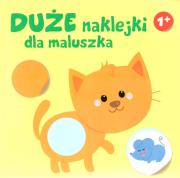 Okładka książki Duże naklejki dla maluszka 1+ - Kotek