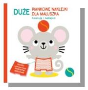 Okładka książki Duże piankowe naklejki Myszka