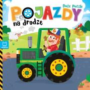 Okładka książki Duże puzzle. Pojazdy na drodze