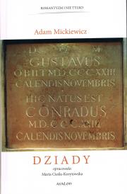 Dziady. Autor: Adam Mickiewicz. Dadada.pl Okładka książki Dziady