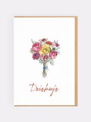 Opakowanie Dziękuję kartka