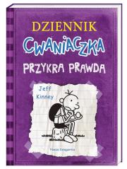 Dziennik cwaniaczka. Przykra prawda. Autor: Jeff Kinney, Joanna Wajs. Dadada.pl Okładka książki Dziennik cwaniaczka. Przykra prawda