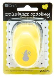 Dziurkacz ozdobny 2,5 cm bałwanek 2. Wydawca: DP CRAFT. Dadada.pl Opakowanie Dziurkacz ozdobny 2,5 cm bałwanek 2