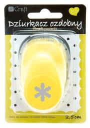 Dziurkacz ozdobny 2,5 cm śnieżynka. Wydawca: DP CRAFT. Dadada.pl Opakowanie Dziurkacz ozdobny 2,5 cm śnieżynka