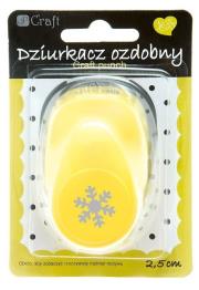 Dziurkacz ozdobny 2,5cm śnieżynka. Wydawca: DP CRAFT. Dadada.pl Opakowanie Dziurkacz ozdobny 2,5cm śnieżynka