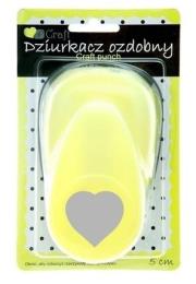 Dziurkacz ozdobny 5cm Serce. Wydawca: DP CRAFT. Dadada.pl Opakowanie Dziurkacz ozdobny 5cm Serce