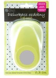 Opakowanie Dziurkacz ozdobny 6,3cm kółko z falbanką