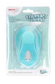 Opakowanie Dziurkacz ozdobny - Choinka 3,8cm MIX