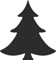 Opakowanie Dziurkacz ozdobny duży 25mm choinka