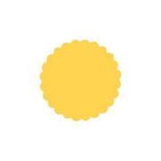 Opakowanie Dziurkacz ozdobny kółko z falbanką 3,7cm