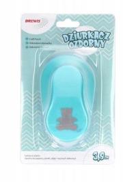 Opakowanie Dziurkacz ozdobny - Miś 3,8cm MIX