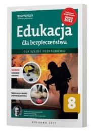 Edukacja dla bezp. SP 8 Podręcznik. Autor: Kruczyński Andrzej, Barbara Boniek. Dadada.pl Okładka książki Edukacja dla bezp. SP 8 Podręcznik