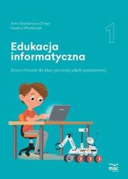 Edukacja informatyczna SP 1 Zeszyt ćwiczeń MAC. Autor: Stankiewicz-Chatys Anna, Ewelina Włodarczyk. Dadada.pl Okładka książki Edukacja informatyczna SP 1 Zeszyt ćwiczeń MAC